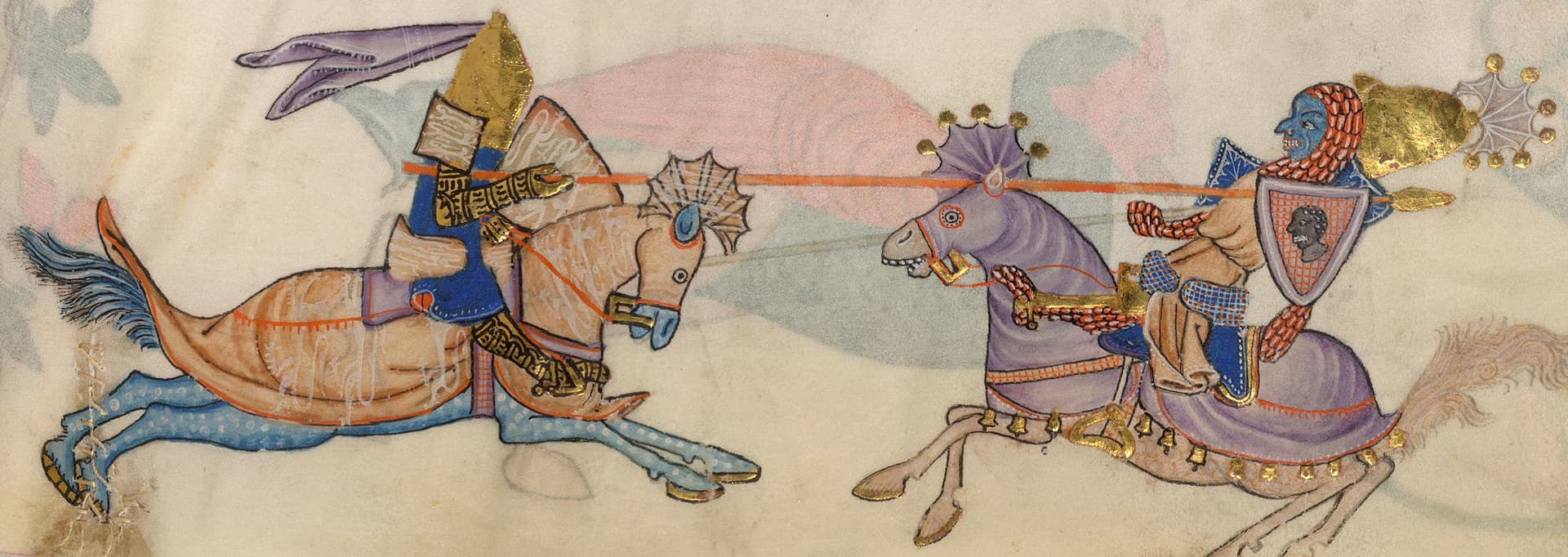 En l'absence de représentation attestée de Raoul de Soissons, une vision originale des croisades et d'un chevalier franc chargeant l'ennemi musulman dans « The Luttrell psalter » (BL-Ms42130 - XIVᵉ siècle)