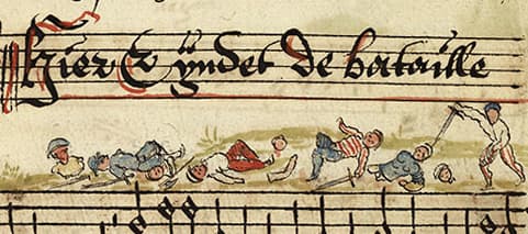 Folio 19 - livret du contre-tenor du chansonnier Zeghere von Male (ca1540) #Terressens