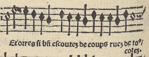 Extrait de la première édition d'Attaingnant de 1528 #Terressens