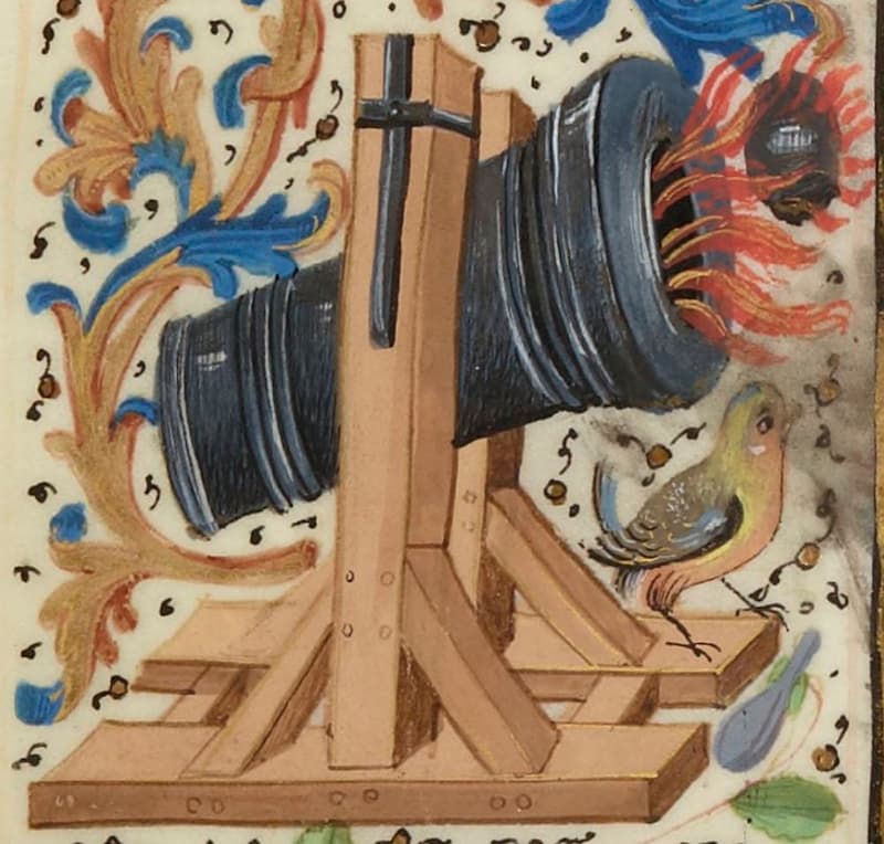 1346 - Détail de la bataille de Crécy - Chroniques de Jean Froissart - BN Fr 2343 folio 165v #Terressens