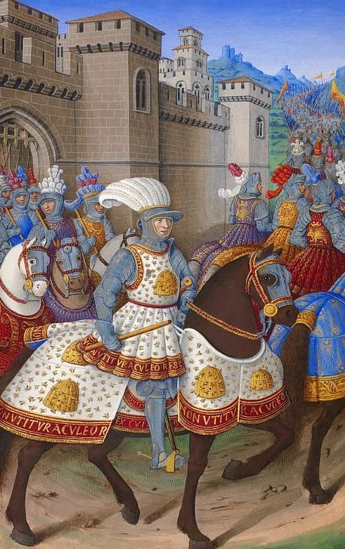 1507, Louis XII part en expédition pour mater les rebelles de Gènes (BN manuscrit FR 5091 folio 15v) #Terressens