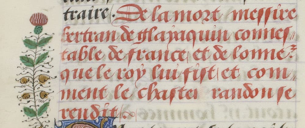 In Chronique de Jean Froissard - FR2644 folio 90 r° #Terressens