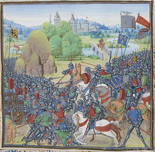 Bataille de Roosebeke in Fr2644 folio 256r° #Terressens