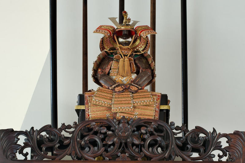 Armure de samouraï pour un enfant de 5 ans (objet historique, portable) #Terressens