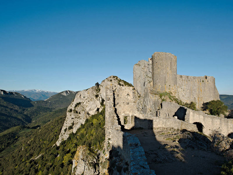 La citadelle de Peyrepertuse (Aude)