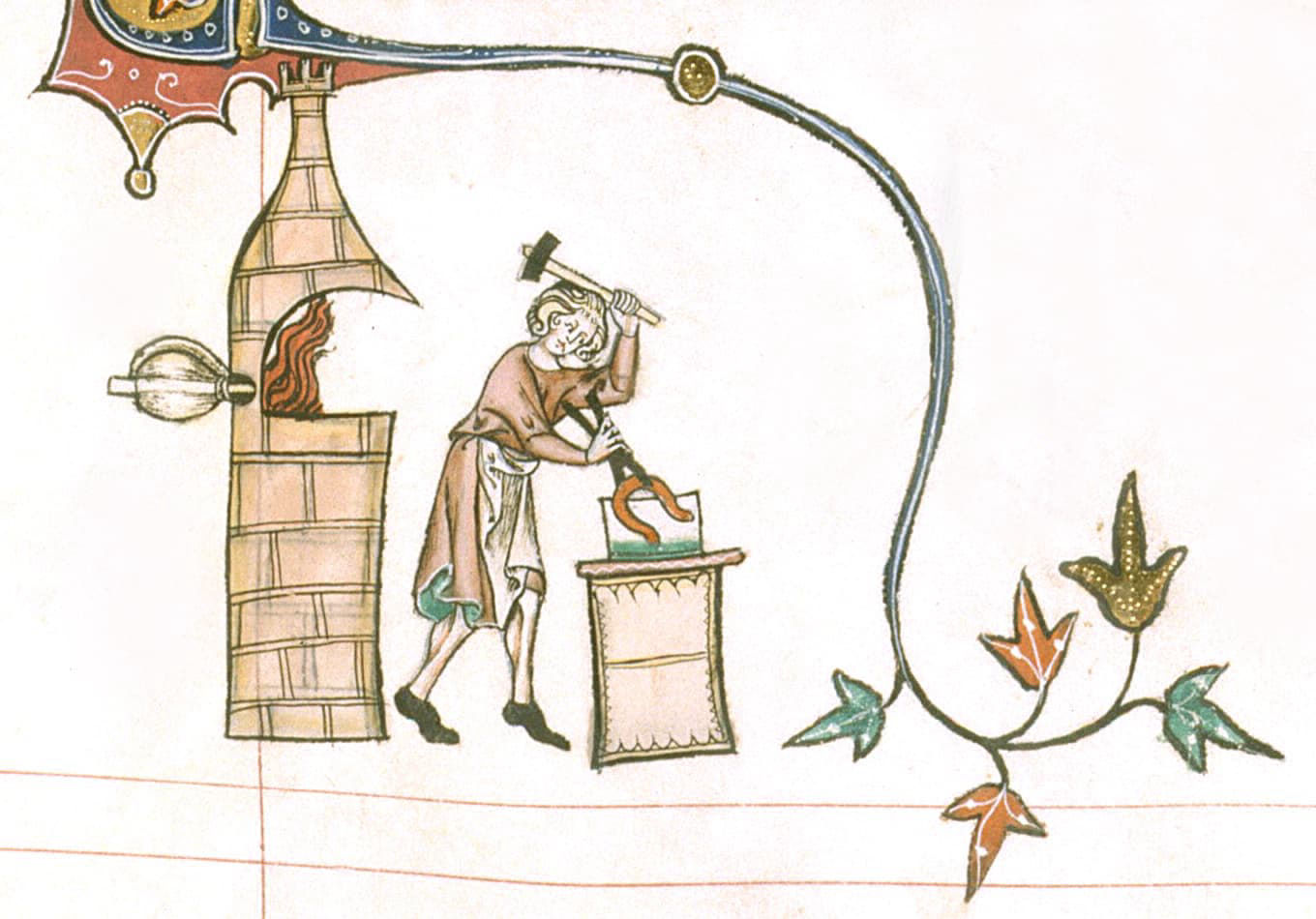in psautier de Gorleston (BL Add Ms 49622 folio 193) in psautier de Gorleston (BL Add Ms 49622 folio 193)