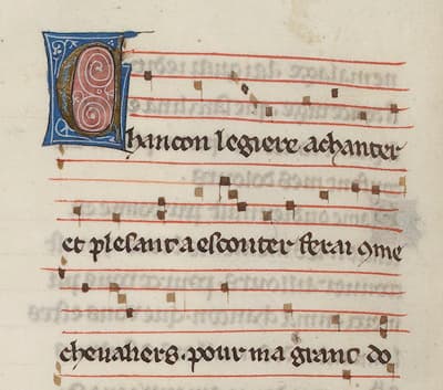 « Chanson légère à chanter et plaisante à écouter je ferai, comme chevalier… » | BN Fr24406 folio 86v #Terressens