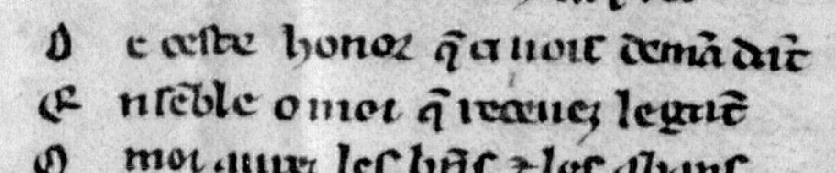 Extrait du Charroi de Nîmes  - Geste de Guillaume d'Orange / FR 1449 folio 42v vers 601&602